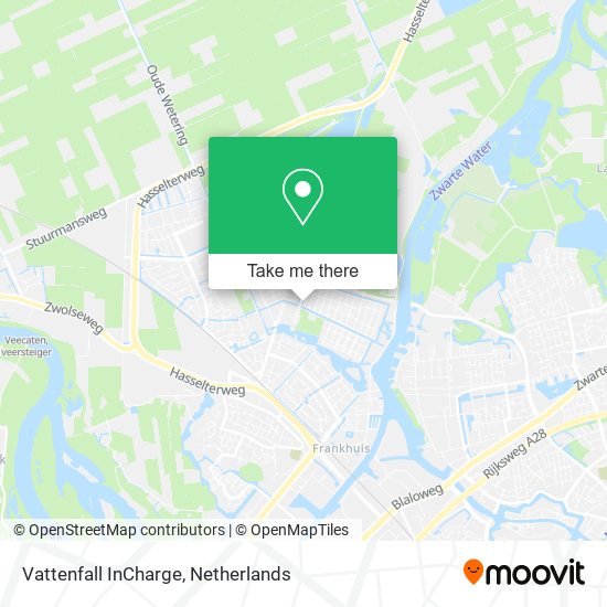 Vattenfall InCharge map