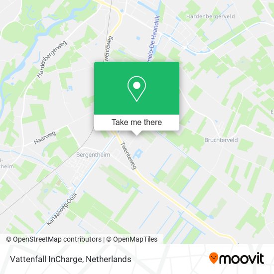 Vattenfall InCharge map