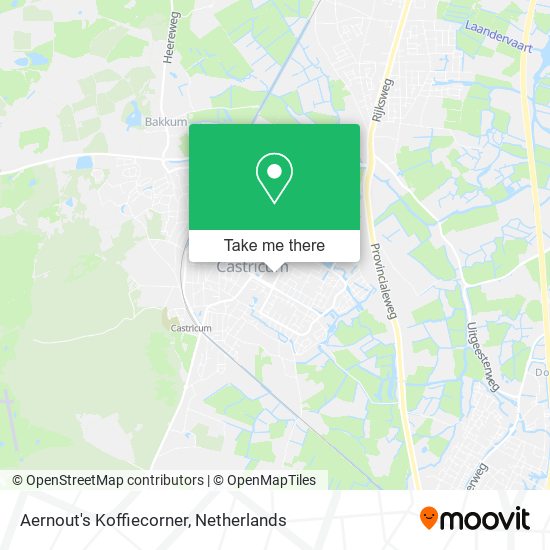 Aernout's Koffiecorner map