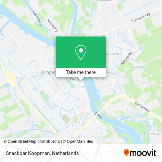 Snackbar Koopman map