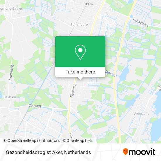 Gezondheidsdrogist Aker map