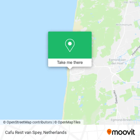 Cafu Rest van Spey map