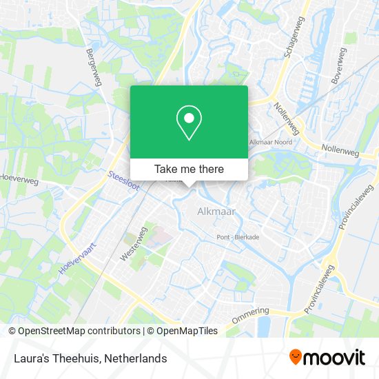 Laura's Theehuis map