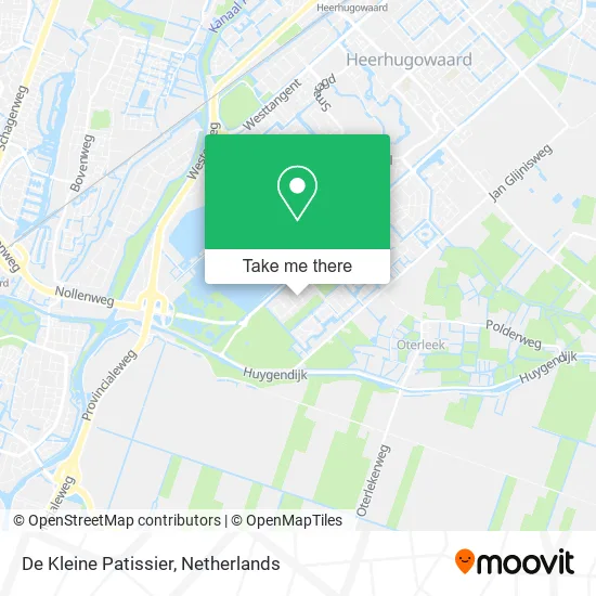De Kleine Patissier map