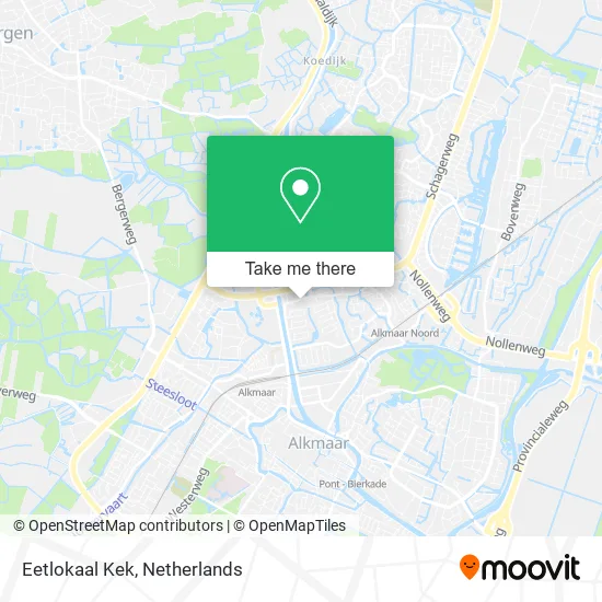 Eetlokaal Kek map