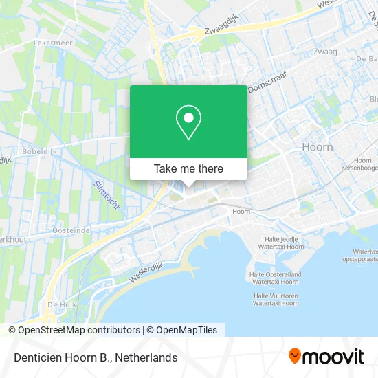 Denticien Hoorn B. map