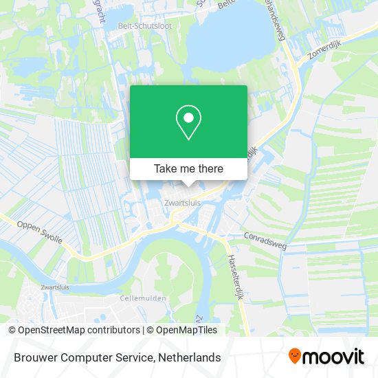 Brouwer Computer Service map