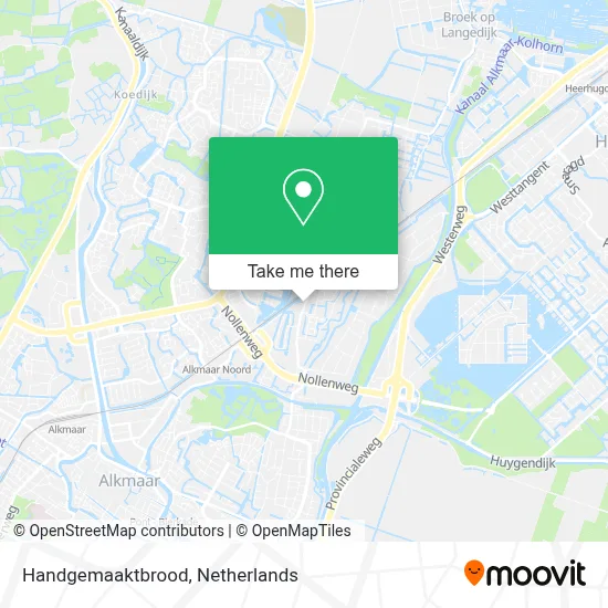 Handgemaaktbrood map