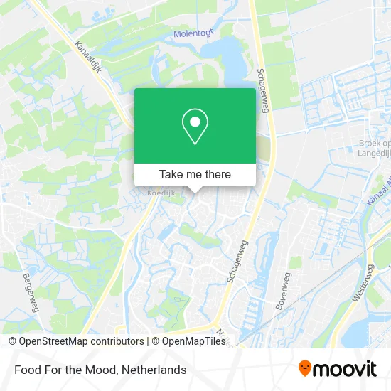 Food For the Mood map