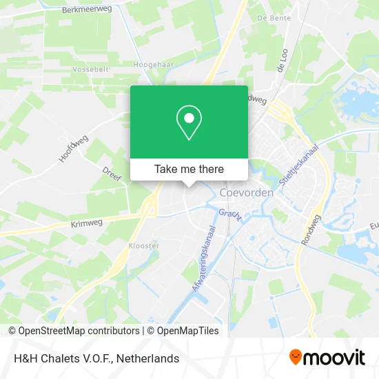 H&H Chalets V.O.F. Karte