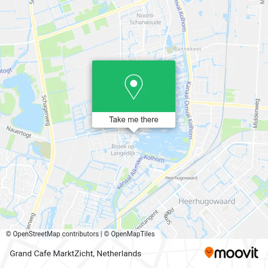 Grand Cafe MarktZicht map