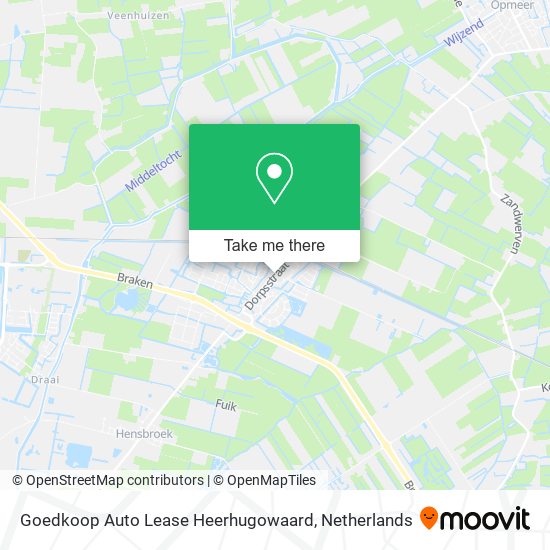 Goedkoop Auto Lease Heerhugowaard map