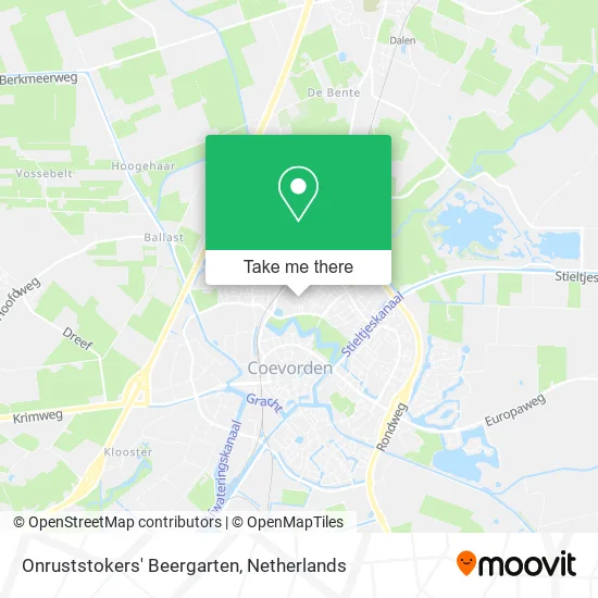 Onruststokers' Beergarten map