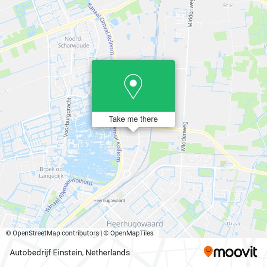 Autobedrijf Einstein map