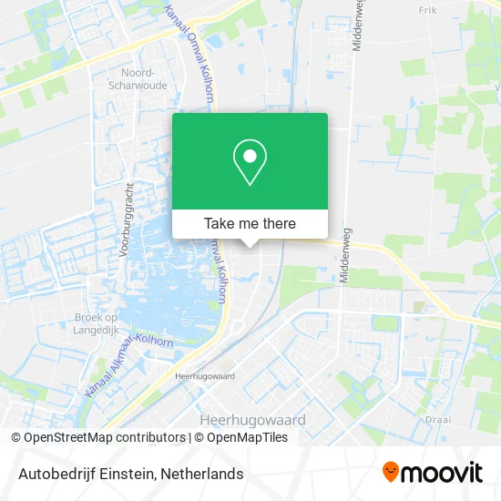 Autobedrijf Einstein map