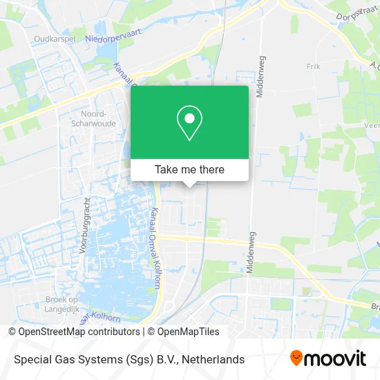 Special Gas Systems (Sgs) B.V. map