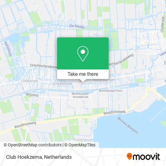 Club Hoekzema map