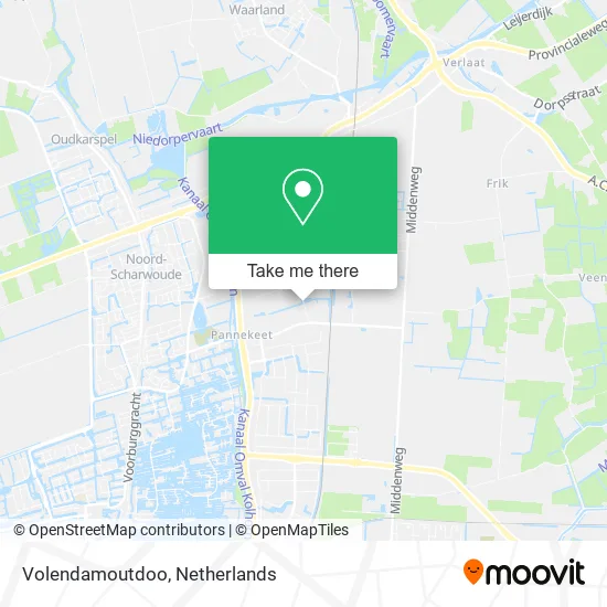 Volendamoutdoo map