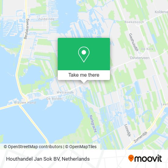Houthandel Jan Sok BV map