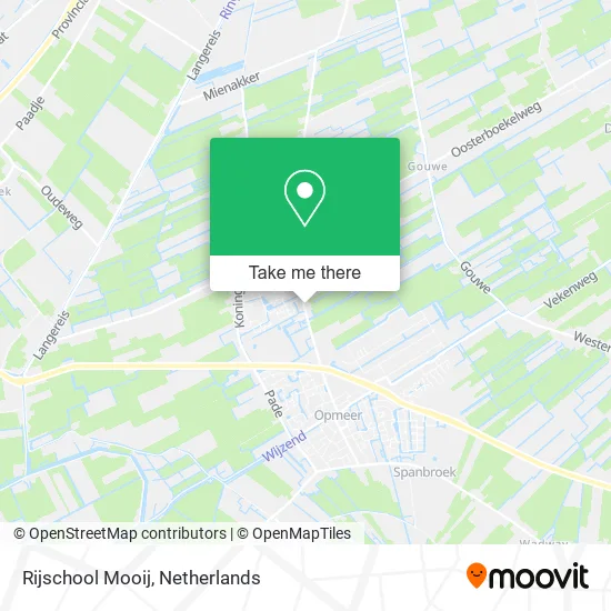 Rijschool Mooij map