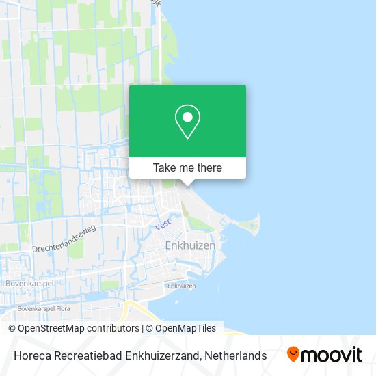 Horeca Recreatiebad Enkhuizerzand map