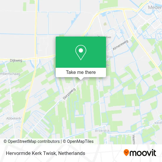 Hervormde Kerk Twisk map