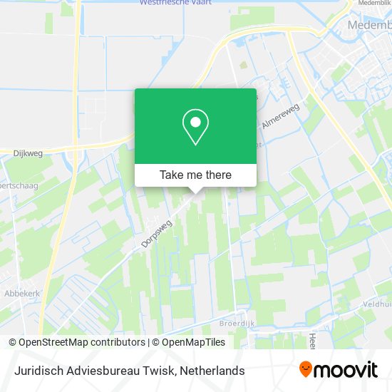 Juridisch Adviesbureau Twisk map