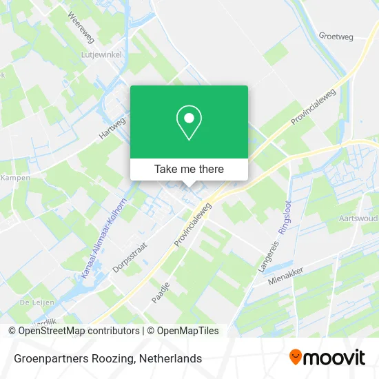Groenpartners Roozing map