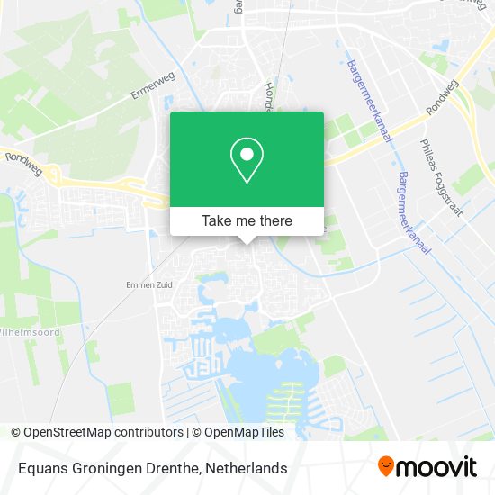 Equans Groningen Drenthe map