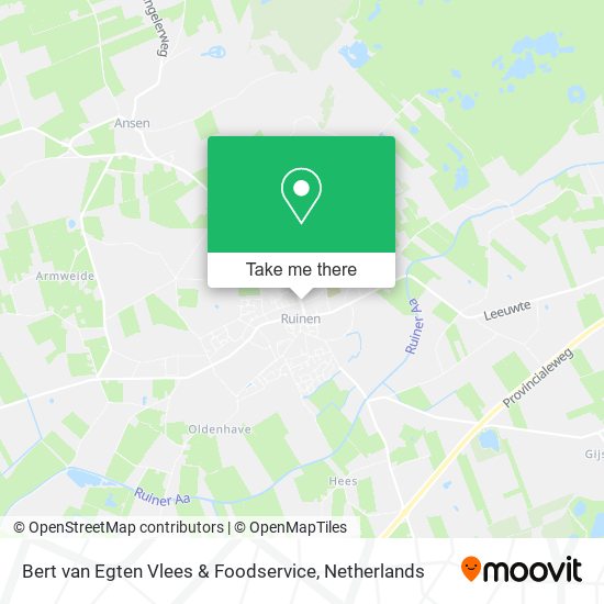 Bert van Egten Vlees & Foodservice map