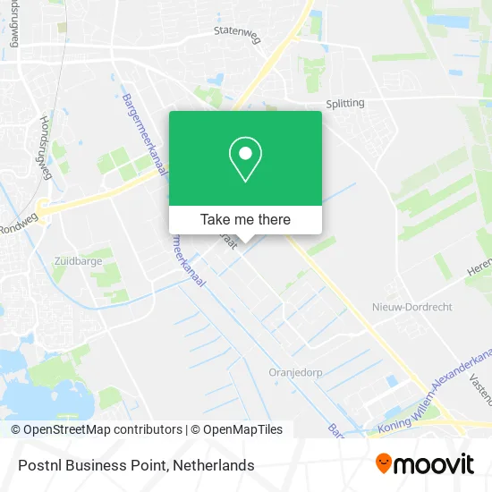 Postnl Business Point map