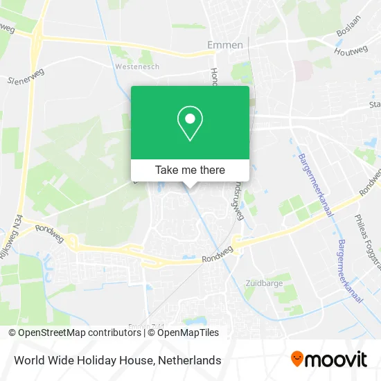 World Wide Holiday House map