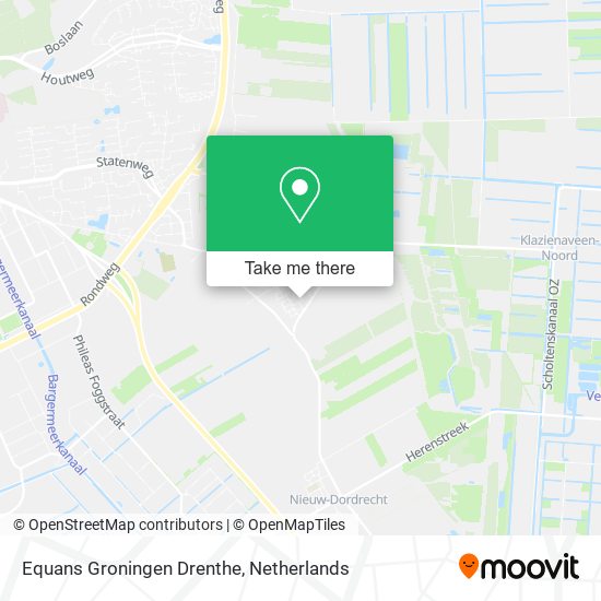 Equans Groningen Drenthe map