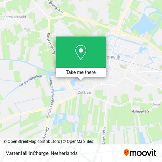 Vattenfall InCharge map