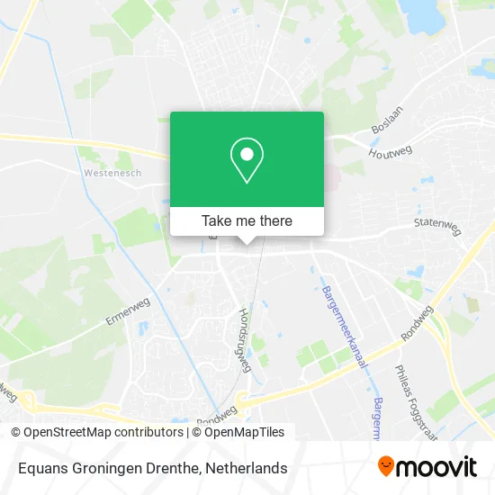 Equans Groningen Drenthe map