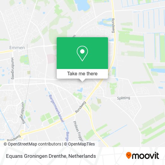 Equans Groningen Drenthe map