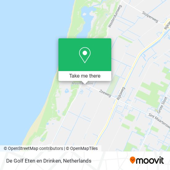 De Golf Eten en Drinken map