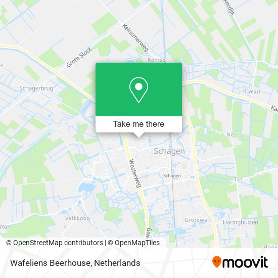 Wafeliens Beerhouse map