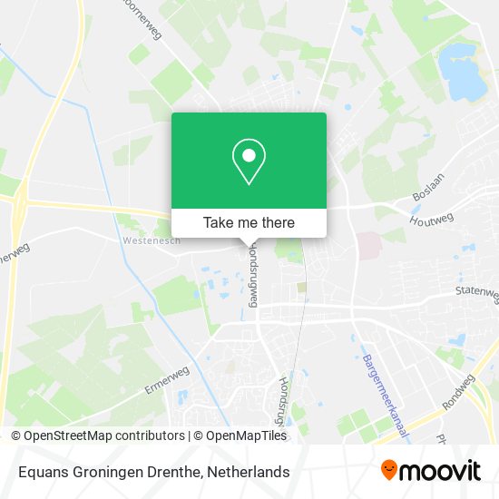 Equans Groningen Drenthe map