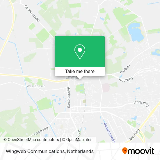 Wingweb Communications map