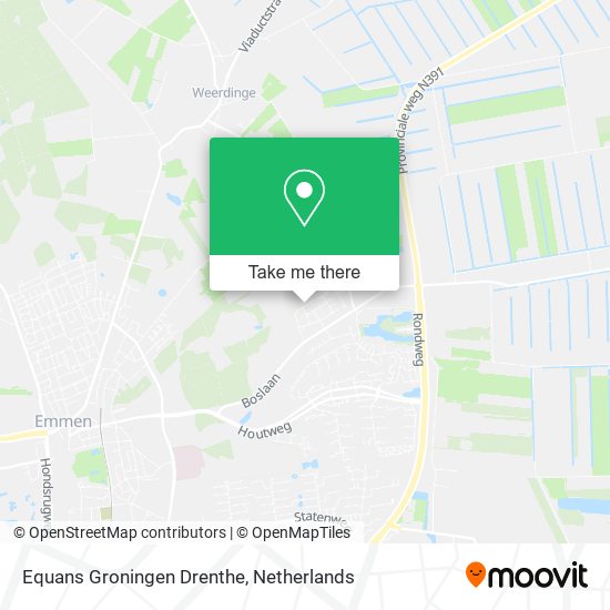 Equans Groningen Drenthe map