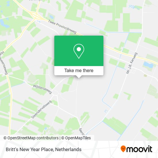 Britt's New Year Place map