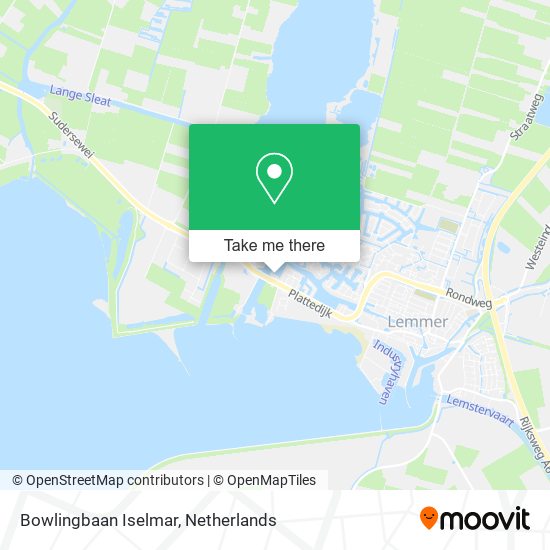 Bowlingbaan Iselmar map