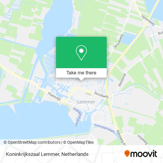 Koninkrijkszaal Lemmer map