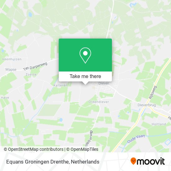 Equans Groningen Drenthe map