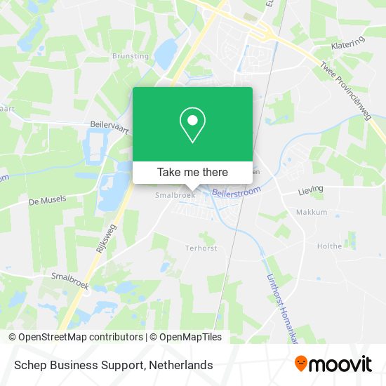 Schep Business Support map