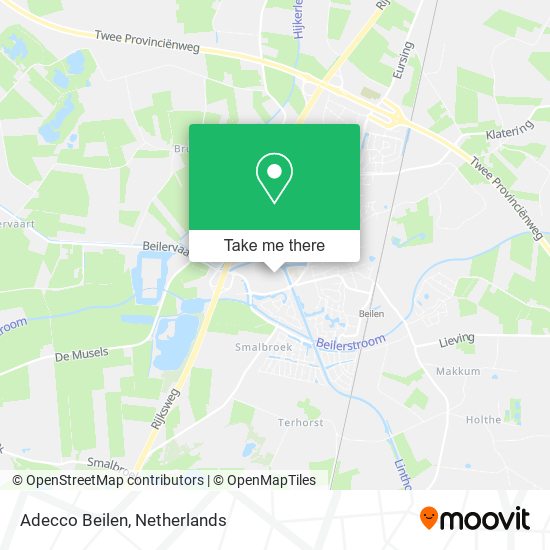 Adecco Beilen map