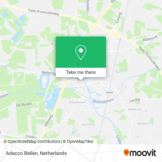 Adecco Beilen map