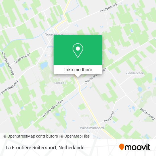 La Frontière Ruitersport map