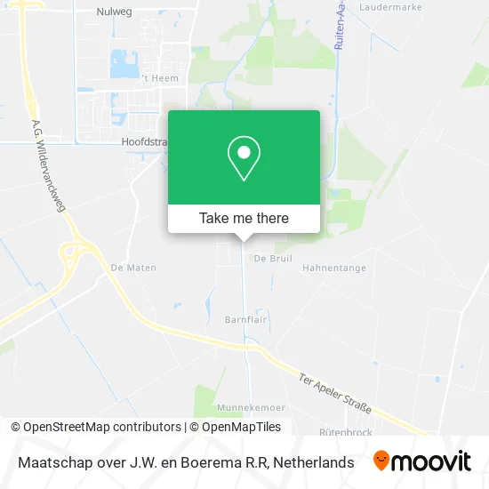 Maatschap over J.W. en Boerema R.R map